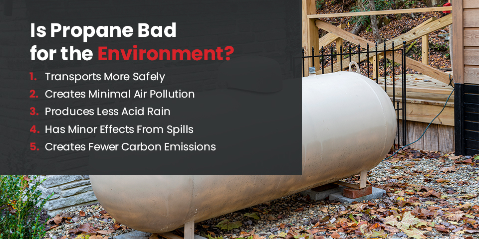 Is propane bad for the environment?