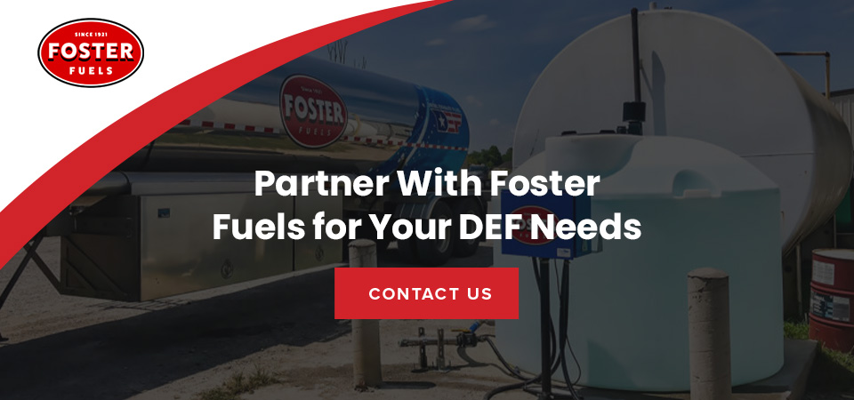 Partner With Foster Fuels for Your DEF Needs