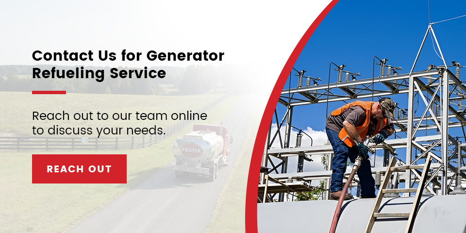 Contact Us for Generator Refueling Service