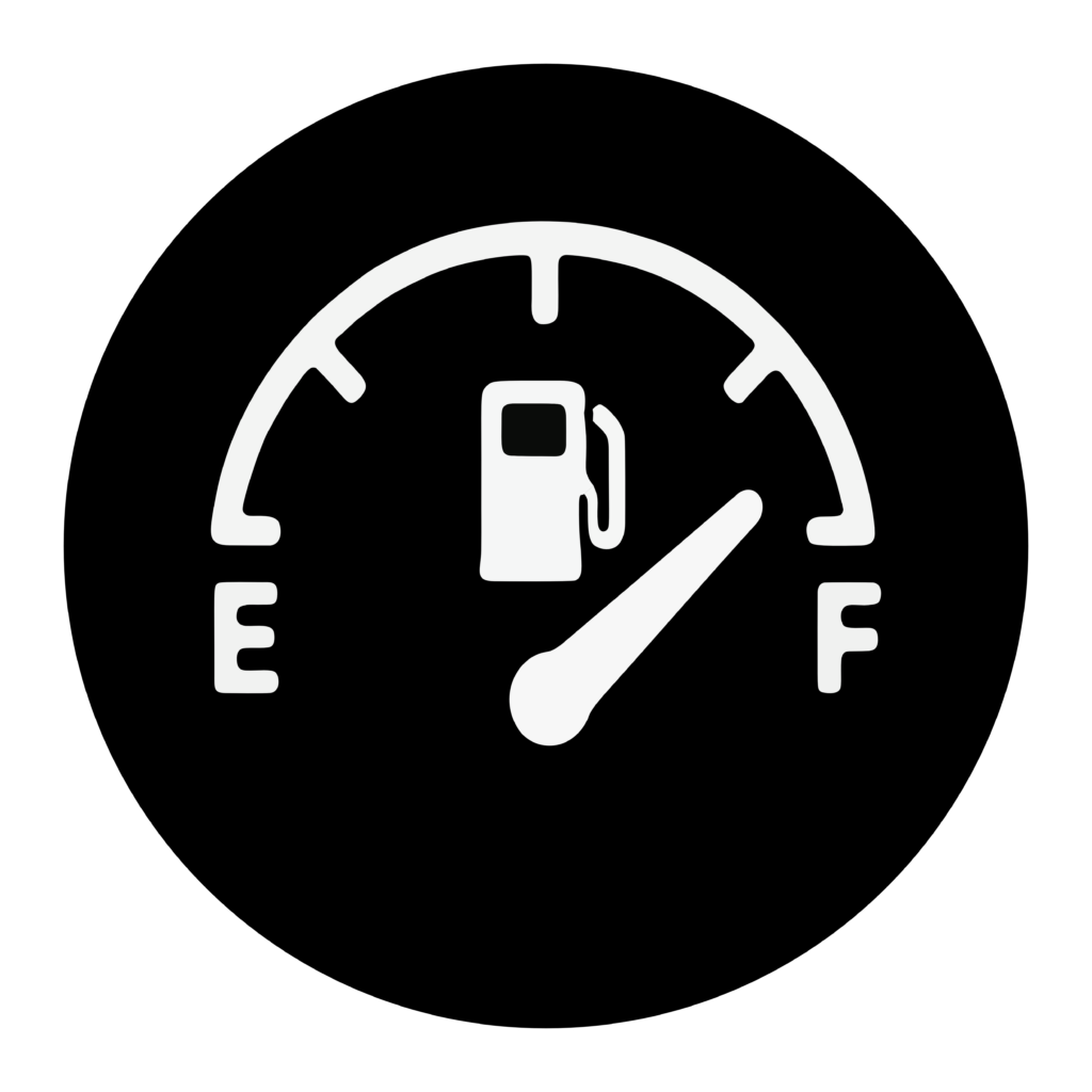 Fuel level gauge icon